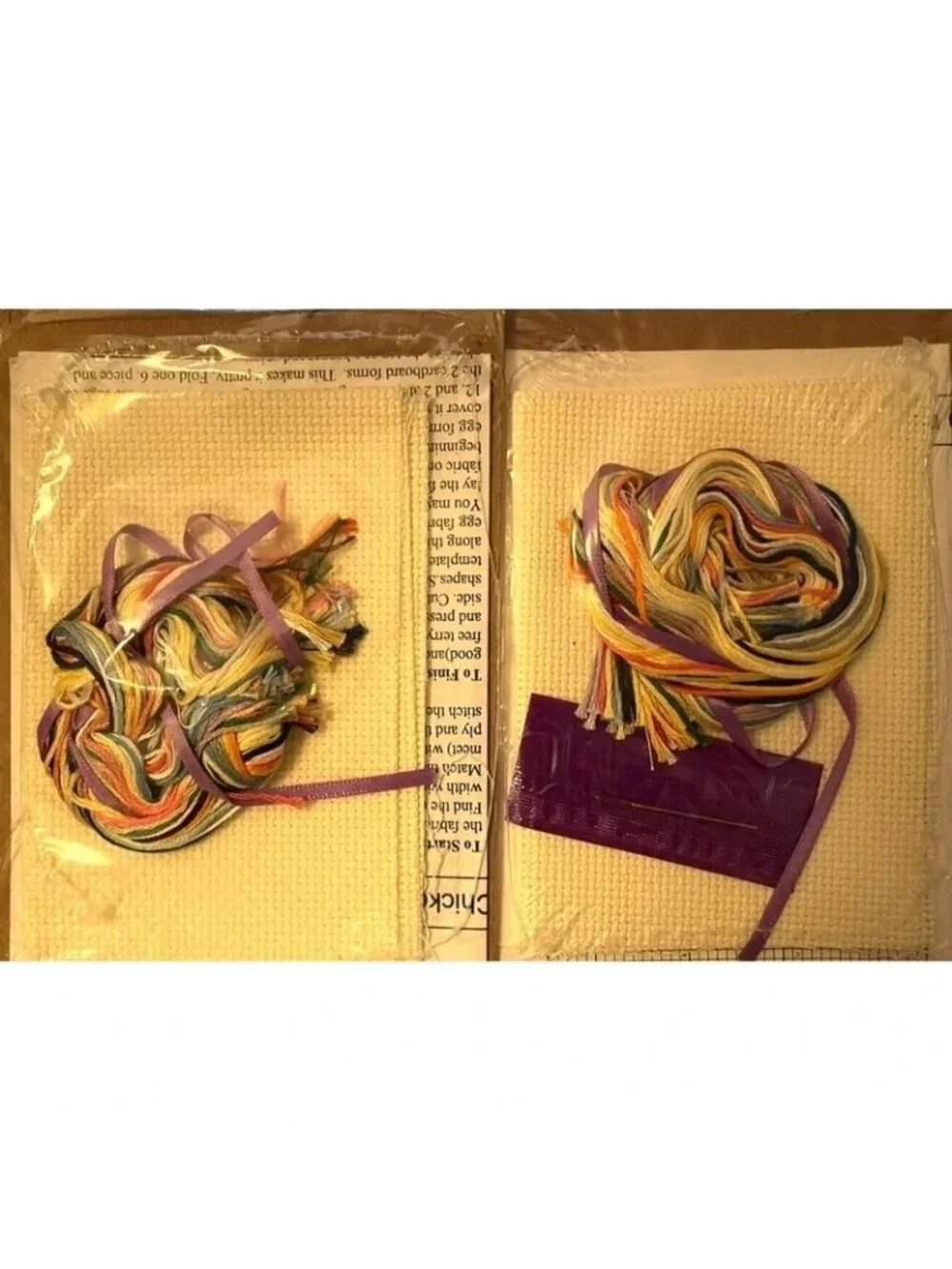 Cross Stitch Kits 3 Sugarplum Express Rainbow Lamb Clearance